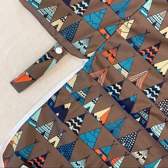 Boho Gender Neutral Teepee Foldable Travel Changing Pad - Picture 3 of 7